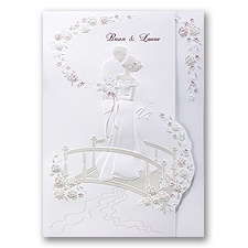 Love's Journey with Pearl Accents - Invitation