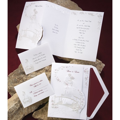 Love's Journey with Pearl Accents - Invitation
