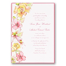Tropical Blooms - Invitation
