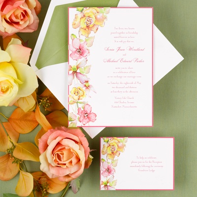 Tropical Blooms - Invitation