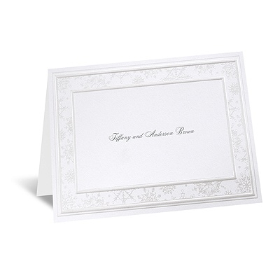 Snowflake Simplicity - Note Card and Envelope