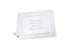 Snowflake Simplicity - Reception Card