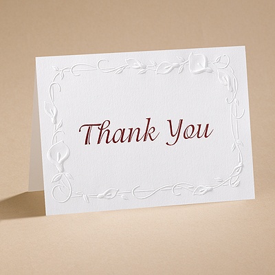 Beautiful Border - Thank You Card and Envelope