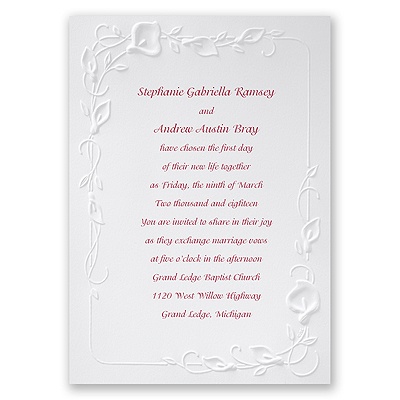 Beautiful Border - Invitation
