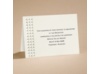 String of Pearls - Ecru - Reception Card