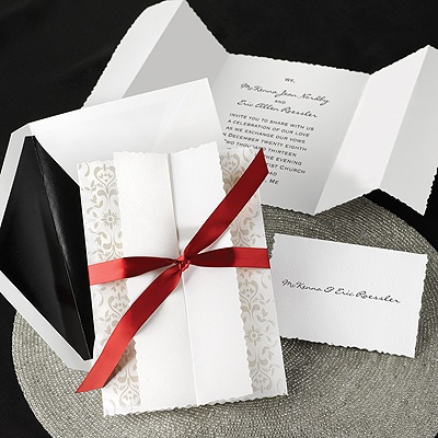 Pearl Damask - Invitation