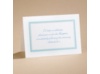 Bright Border - Aqua - Reception Card