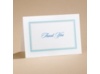 Bright Border - Aqua - Thank You Card and Envelope