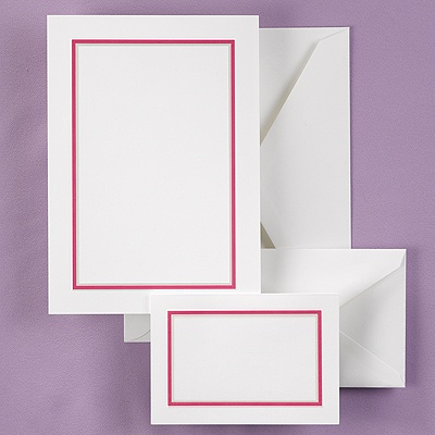 Bright Border - Fuchsia - DIY Invitation Kit