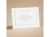 Bright Border - Yellow - Reception Card