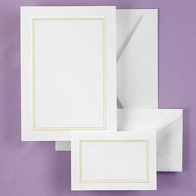 Bright Border - Yellow - DIY Invitation Kit