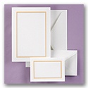 Bright Border - Tangerine - DIY Invitation Kit