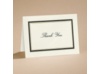 The Edge - Ecru with Black - Thank You Card and Envelope