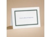 Bright Border - Green - Note Card and Envelope