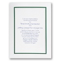 Bright Border - Green - Invitation