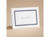 Bright Border - Navy - Note Card and Envelope