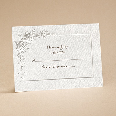Roses for Love - Respond Card and Envelope