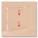 King and Queen of Hearts Cake Topper