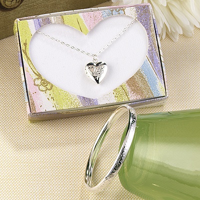 Bracelet and Heart Locket