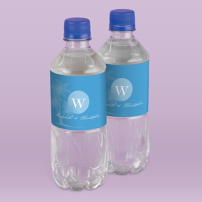 Palm Trees Water Bottle Wraps