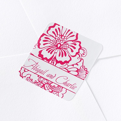 Flower Wedding Seals
