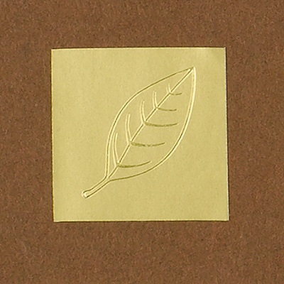 Blank Gold Foil Leaf Seal