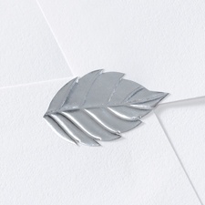 Blank Silver Leaf Seal