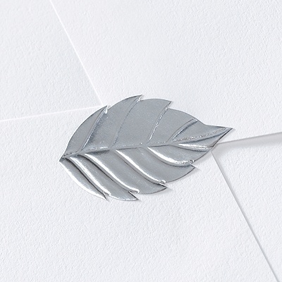 Blank Silver Leaf Seal