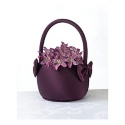 Regal Purple Flower Basket