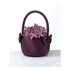 Regal Purple Flower Basket