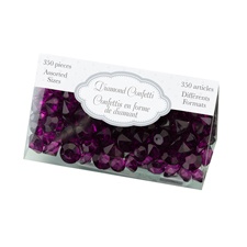 Purple Diamond Confetti