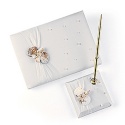 Seashell Guest Book and Pen Set