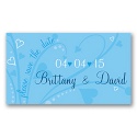 Get Your Date Noticed Blue Save the Date Magnet