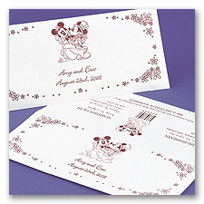 Mickey And Minnie Candy Bar Envelopes