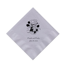 A Classic - Disney Silver Beverage Napkin in Foil