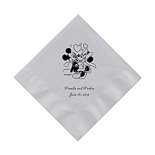 A Classic - Disney Silver Dinner Napkin in Foil