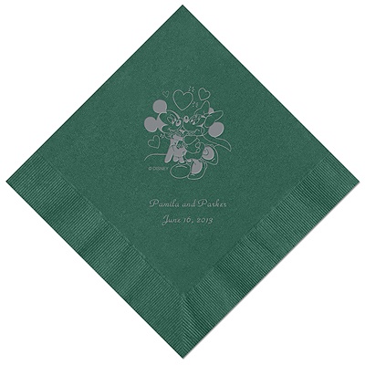 A Classic - Disney Hunter Beverage Napkin in Foil