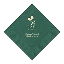 A Classic - Disney Hunter Dinner Napkin in Foil