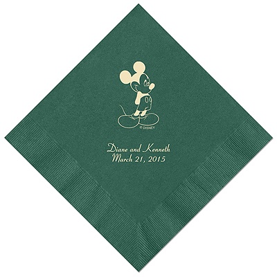 A Classic - Disney Hunter Dinner Napkin in Foil