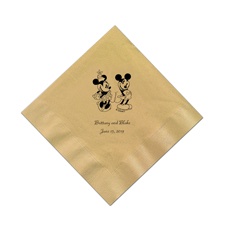 A Classic - Disney Gold Beverage Napkin in Foil