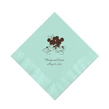 A Classic - Disney Aqua Beverage Napkin in Foil