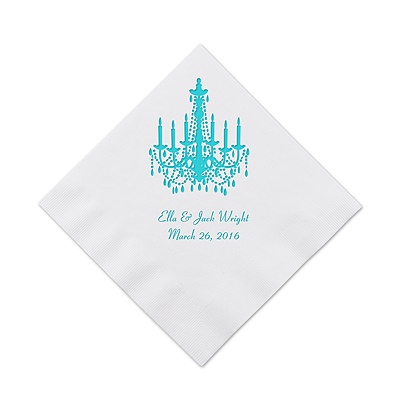 White Cocktail Napkin