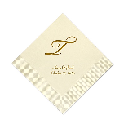Ecru Cocktail Napkin