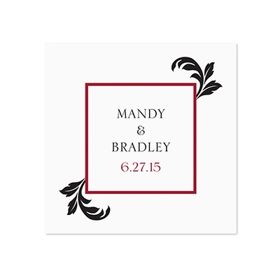 Lavish Damask - White - Dinner Napkin