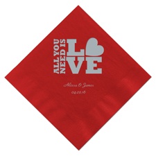 Red Dinner Napkin
