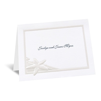 At The Beach - Note Card and Envelope