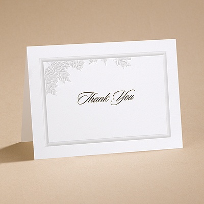 Autumn Leaves - Thank You Card and Envelope