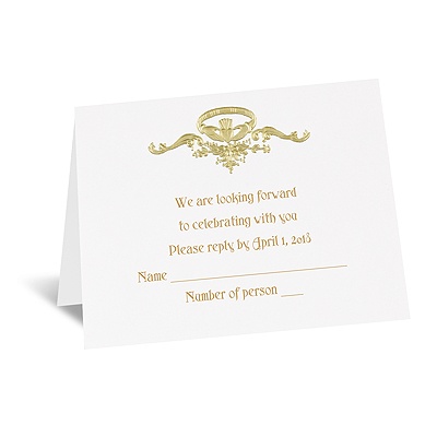 Love, Loyalty, Friendship - Respond Card and Envelope