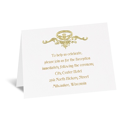 Love, Loyalty, Friendship - Reception Card
