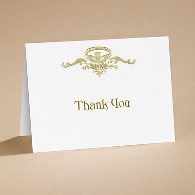 Love, Loyalty, Friendship - Thank You Card with Verse and Envelope